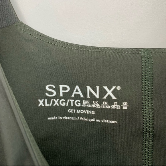 NWT Spanx Yes Pleats! Dress Pine Stone Green, size XL - Picture 3 of 11